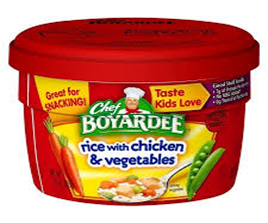 Chef Boyardee Rice with Chicken & Vegetables