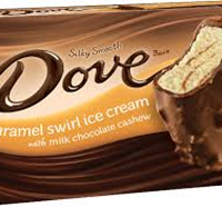 Dove Caramel Swirl Ice Cream Bar
