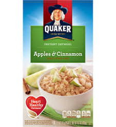 Quaker Apple & Cinnamon Oatmeal