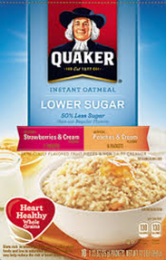 Quaker Lower Sugar Variety Oatmeal